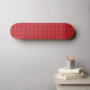 Skateboard Patinage Red Skuls