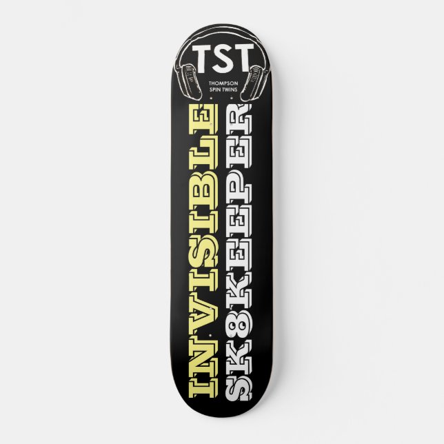 Skateboard Patinage SK8KEEPER INVISIBLE (Recto)