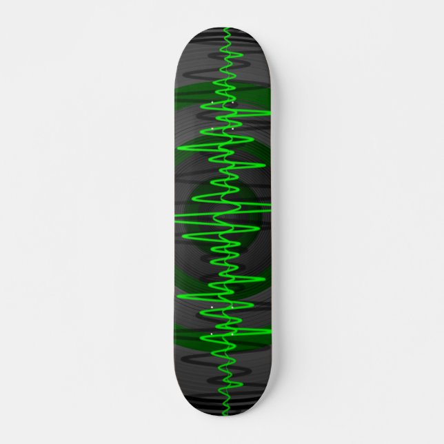 Skateboard Patinage Sound Green Dark (Devant)