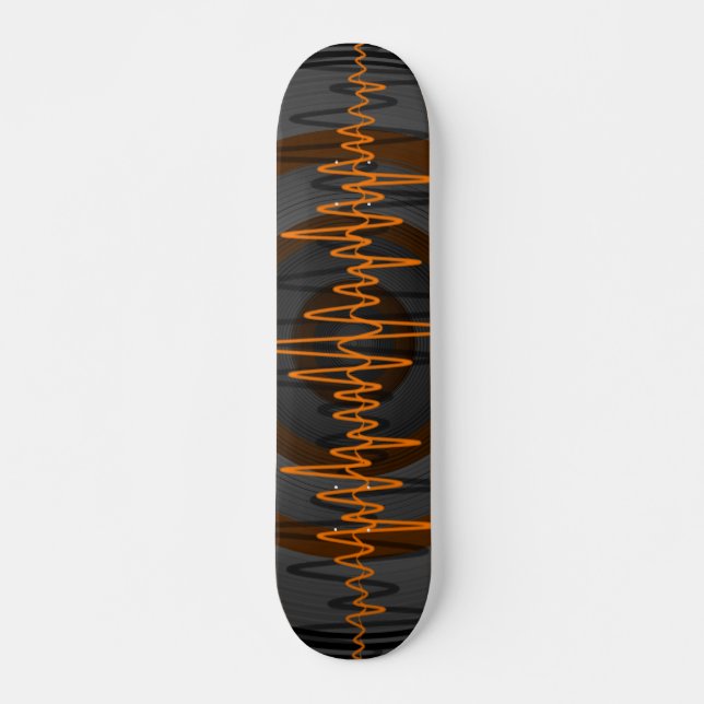 Skateboard Patinage Sound Orange Dark (Devant)