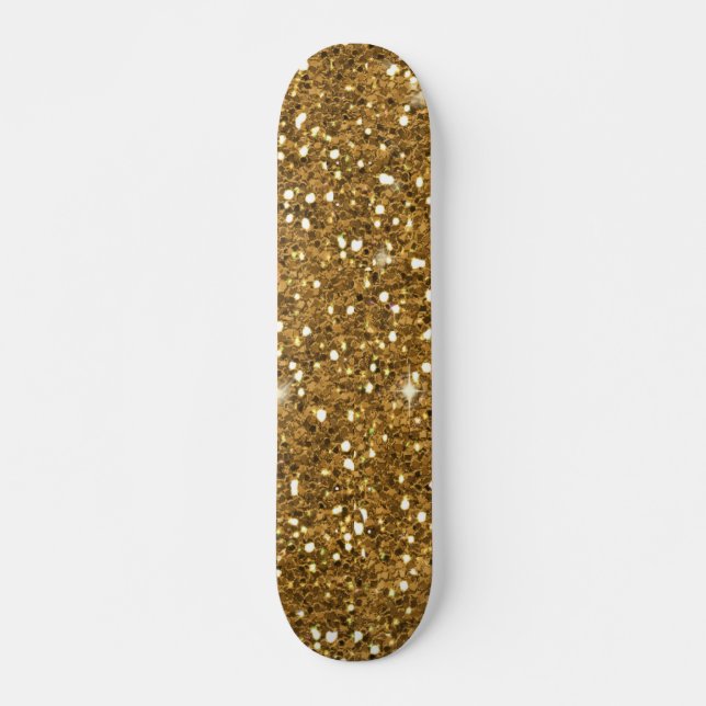 Skateboard Patinage Sparkler Gold (Devant)