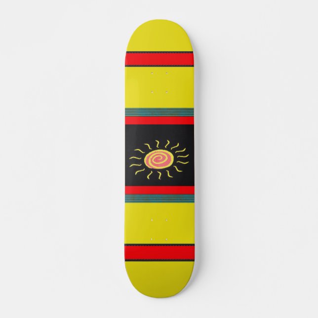 Skateboard Patinage Sun (Devant)