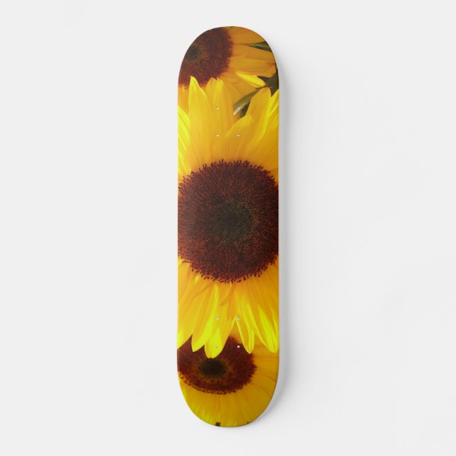 Skateboard Patinage Sunflower (Recto)