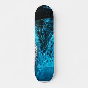 Skateboard Patinage sur glace bleu