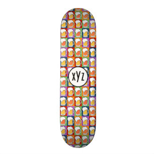Skateboard Patinage sur mesure BEER Pop Art