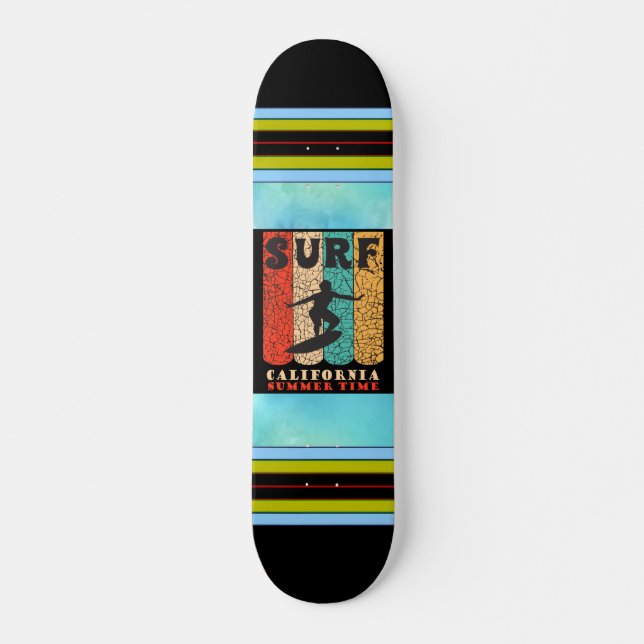 Skateboard Patinage Surf California (Devant)