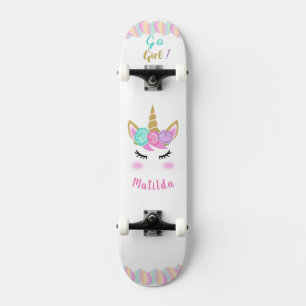 Skateboard Patinage Unicorn pour fille