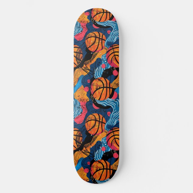 Skateboard Patinage urbain de basket-ball Graffiti (Recto)