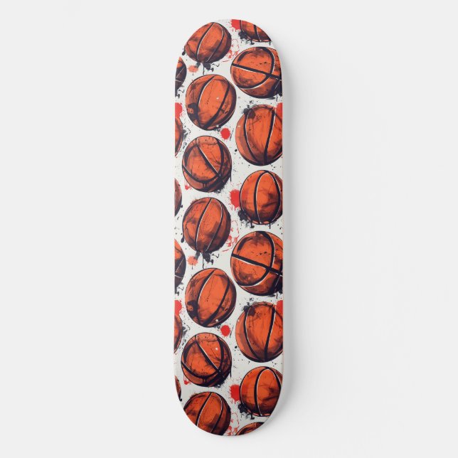 Skateboard Patinage urbain de basket-ball Graffiti (Recto)