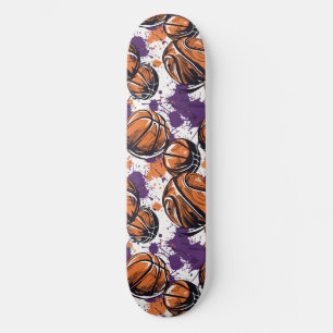 Skateboard Patinage urbain de basket-ball Graffiti