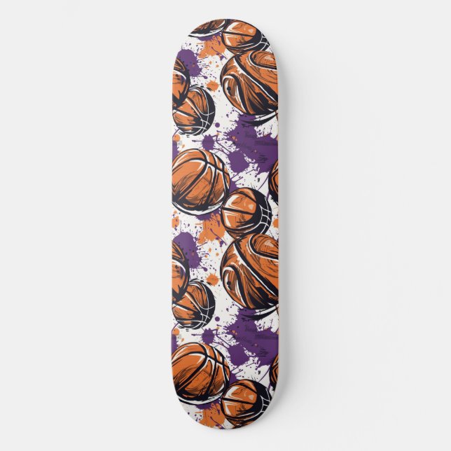 Skateboard Patinage urbain de basket-ball Graffiti (Recto)