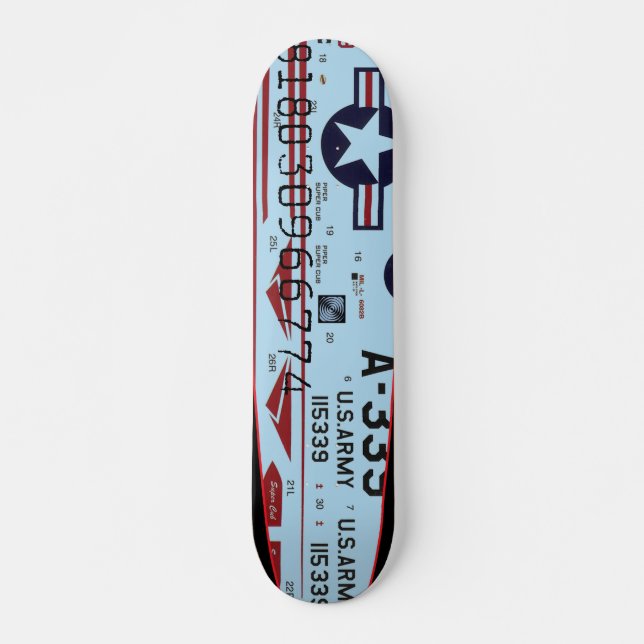 Skateboard Patinage US Decal (Devant)