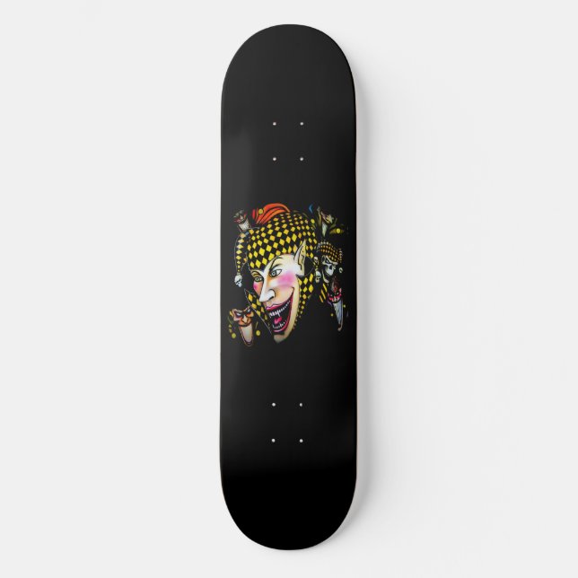 Skateboard Patinage "Vampire Jester 4" (Recto)