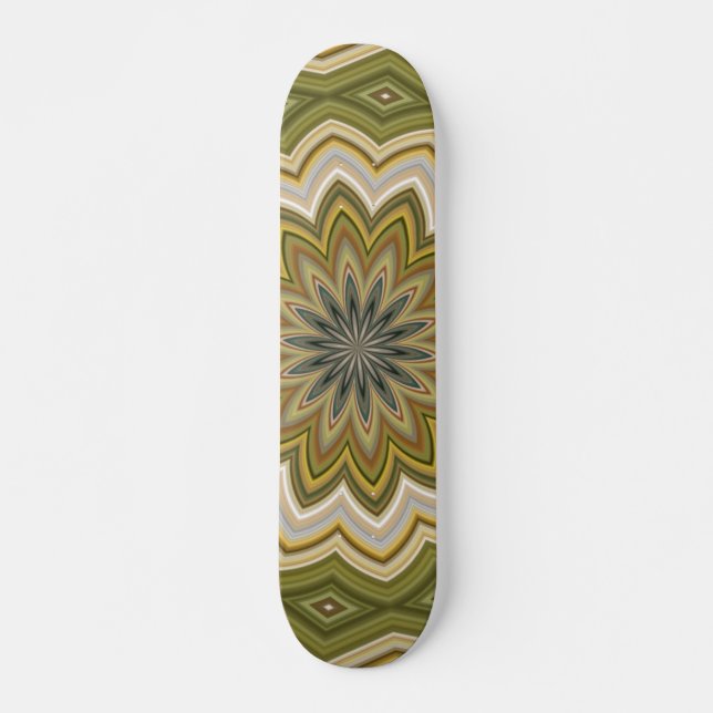 Skateboard Patinage vert Abstrait (Devant)
