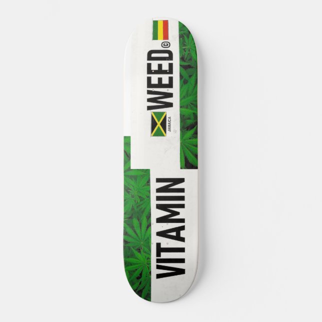 Skateboard Patinage VITAMIN WEED (Recto)