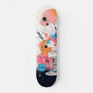 Skateboard Patiner dans l'avenir : Neon Pink Edition