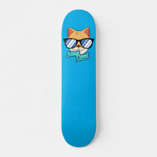 Skateboard patineta con maladie de gato cool