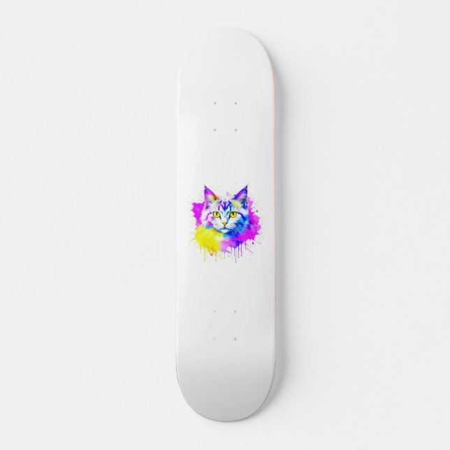 Skateboard Patineta con toque felino (Devant)