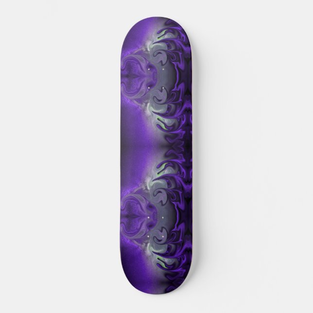 Skateboard Patineta couleur violeta remolino (Recto)