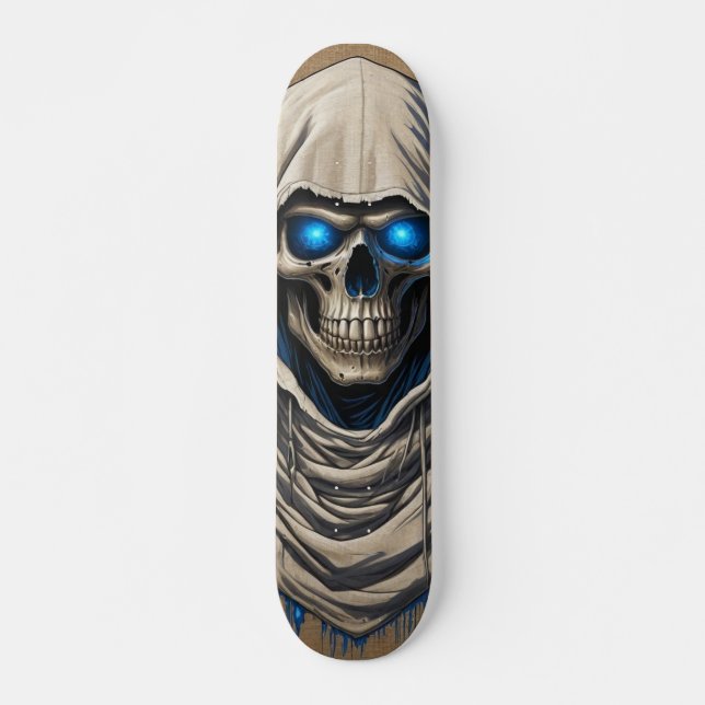 Skateboard Patineta Encapuchado Monstruo Esqueleto (Devant)
