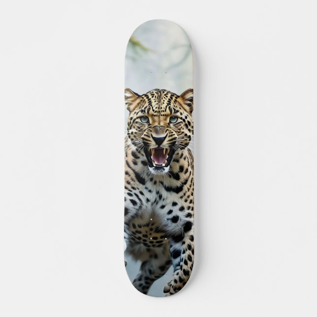 Skateboard Patineta Leopardo Veloz Atacando (Devant)