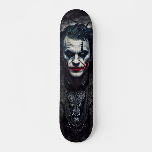 Skateboard Patineta Payaso Con Mirada Escalofriante (Devant)