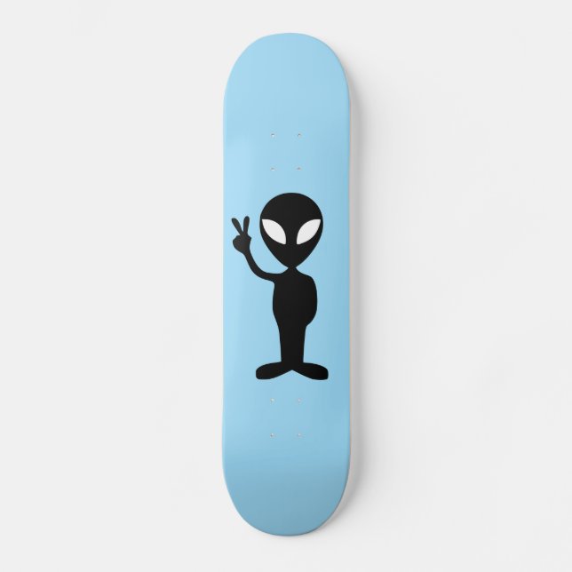 Skateboard Patins Aliens UFO Martian (Recto)