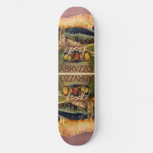 Skateboard Patins Vintage voyage Abrvzzo Italie