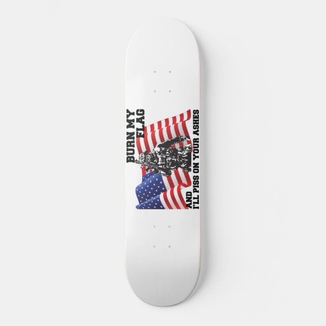 Skateboard Patriote américain (Recto)