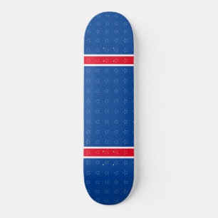 Skateboard patriotique américain