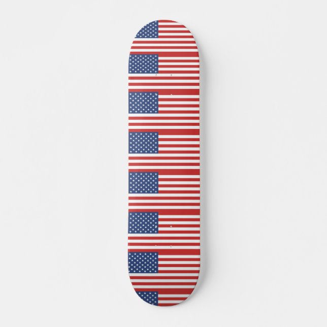 Skateboard PATRIOTIQUE AMERICAN FLAG Skateboards (Devant)