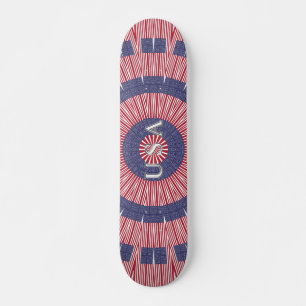 Skateboard Patriotique USA