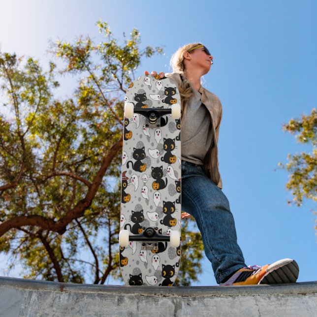 Skateboard Patrouilles éffrayantes du Citrouille fantôme (Extérieur 1)