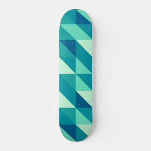 Skateboard Pattern Colorfull Modern Retro Vintage