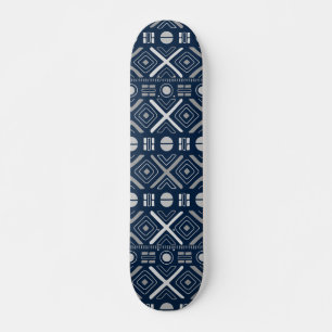 Skateboard Patterns bleus