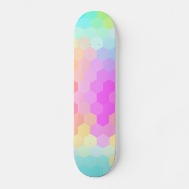 Skateboard Patters de Seamless Hexagonal (Recto)