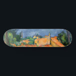 Skateboard Paul Cezanne - Estaque aux toits rouges<br><div class="desc">Estaque aux toits rouges / L'Estaque aux toits rouges - Paul Cezanne,  Huile sur toile,  1883-1885</div>