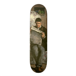 Skateboard Paul Cezanne le père de l'artiste, lisant le "v
