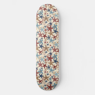 Skateboard Pavoisé d'étoiles