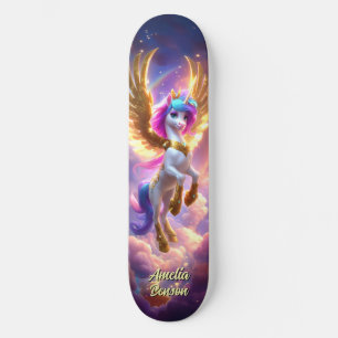 Skateboard Pays de fantaisie de licorne mignonne Art pour enf