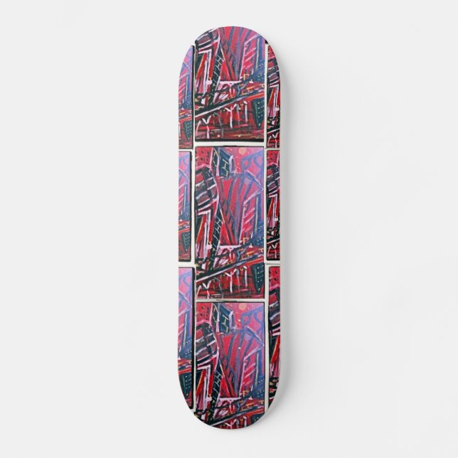 SKATEBOARD PAYSAGE URBAIN DÉDAIGNÉ (Recto)