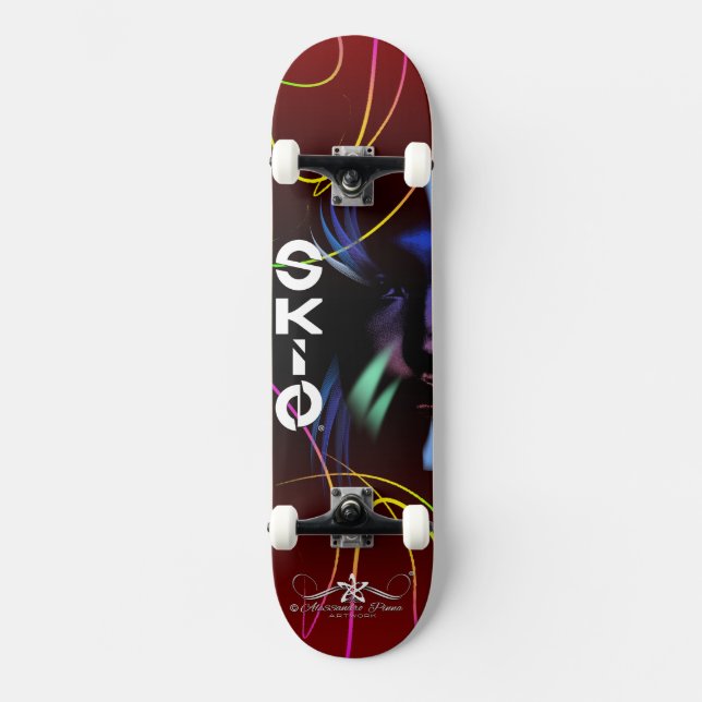 Skateboard Peau 6/6 (Recto)