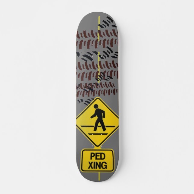 Skateboard Ped Crossing Planche (Devant)