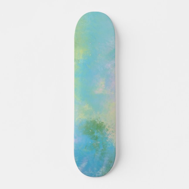 Skateboard peinture à l'huile abstraite (Devant)
