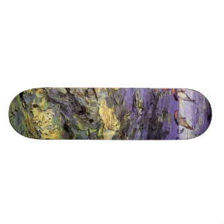 Skateboard Peinture à l'huile de mer. Vincent van Gogh.