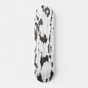 Skateboard Peinture à peaux blanches