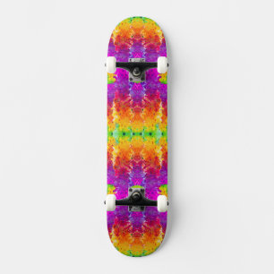 Skateboard Peinture abstraite colorée éclaboussée mignonne