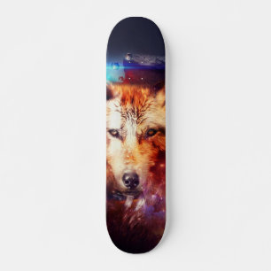 Skateboard Peinture abstraite de Wolf