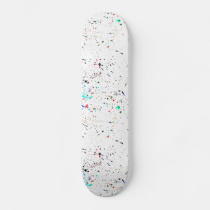 Skateboard Peinture Abstraite éclaboussant