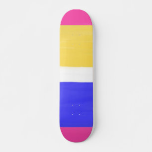Skateboard peinture abstraite moderne